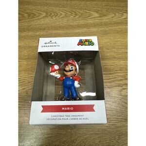 New Nintendo Super Mario Bros Hallmark MARIO Collectible Christmas Tree Ornament